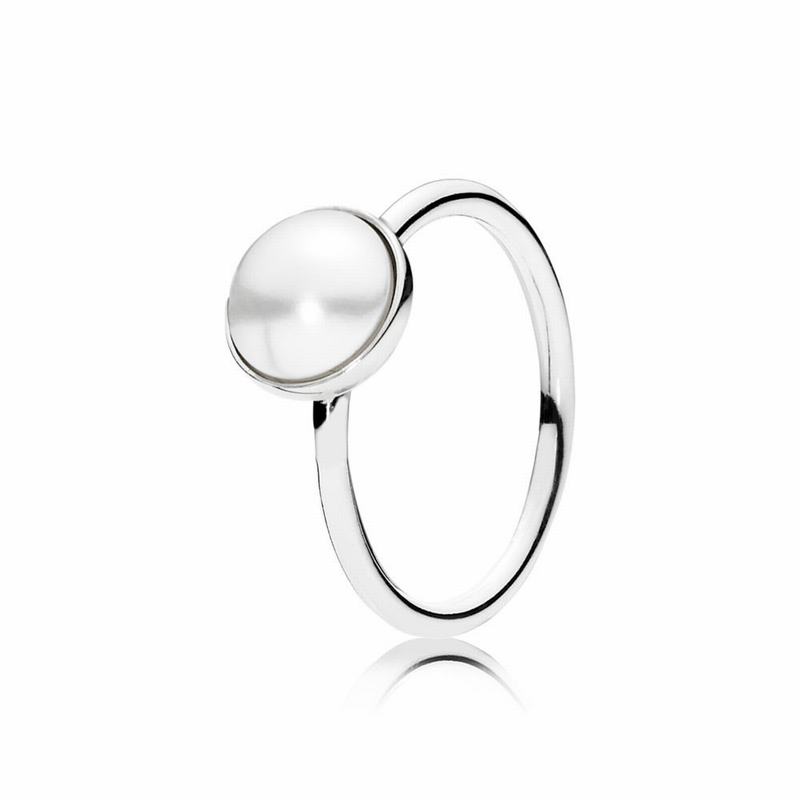 Pandora Luminous Droplet Stackable Ring Silver Egypt HD7354298